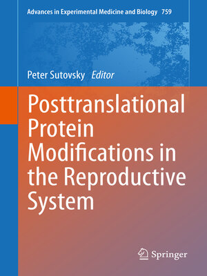 cover image of Posttranslational Protein Modifications in the Reproductive System